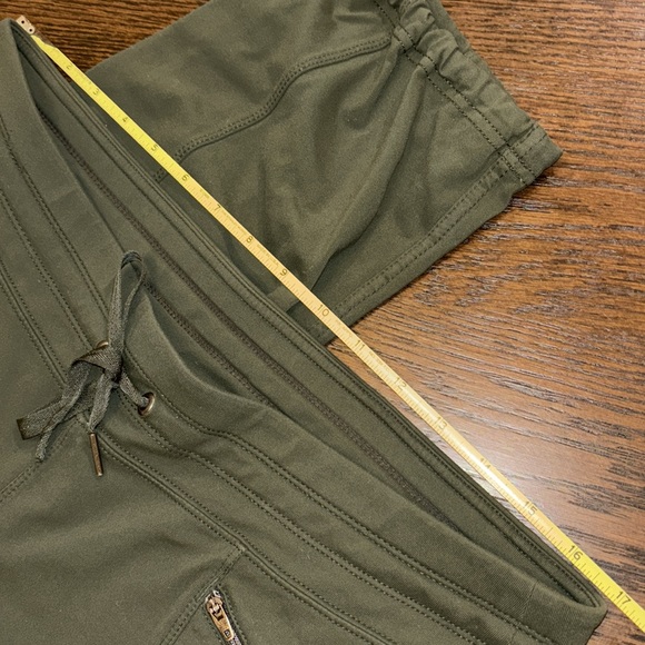 Athleta Metro Slouch Pant Drawstring Forest Green Size Large Petite - Picture 4 of 10